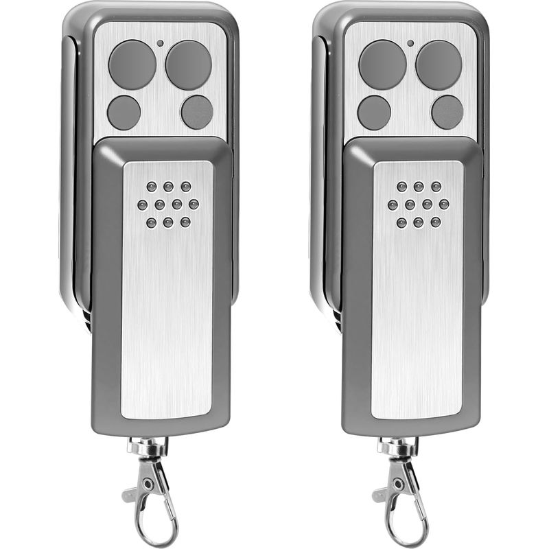 - Torfernbedienung - Motorisierungszubehör - 4 Tasten, Kompatibel Mit Avidsen - Direkte Drahtlose Verbindung - Für Den Außenbereich (garage) - Schwarz - 10 X 5 X 2 Cm