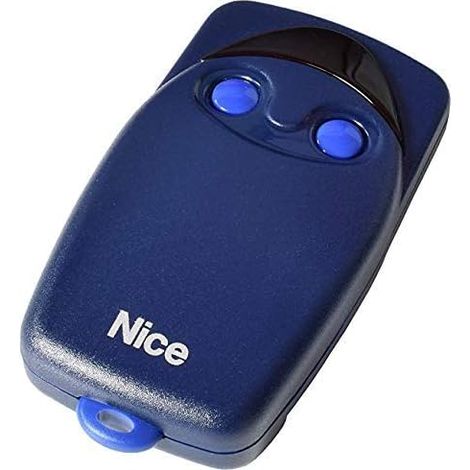 - Torfernbedienung - 433,92 Mhz Frequenz - 2 Tasten - Programmierbar Über Schalter - Für Automatische Tore - Schwarz - 7,2 X 4 X 1,5 Cm
