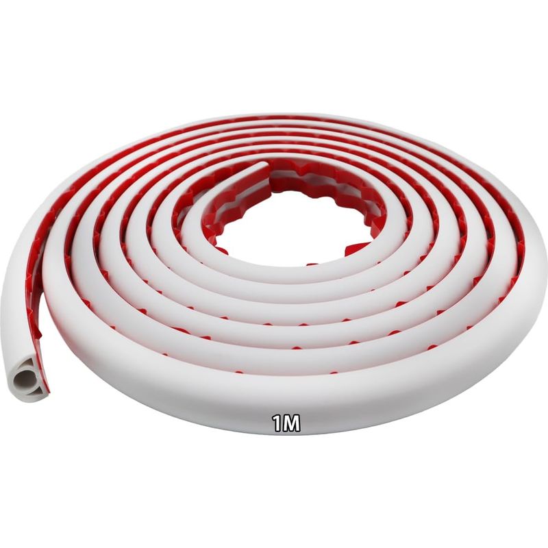 1 X 1 M Flexible, Selbstklebende Pvc-bodenkabelrinne Zum Schutz Von Kabeln Im Büro Oder Zuhause