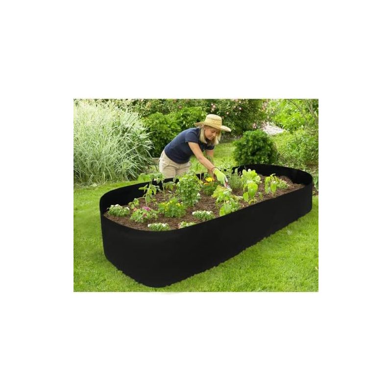 Atmungsaktiver Pflanzsack Für Balkon, Terrasse Oder Garten, Schwarz – 90 X 180 Cm