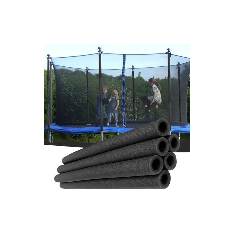 Schaumstoffschläuche Für Trampolin-schutzhüllen, Tragbare Stangen-ersatzsysteme, 88 Cm, Schwarz -