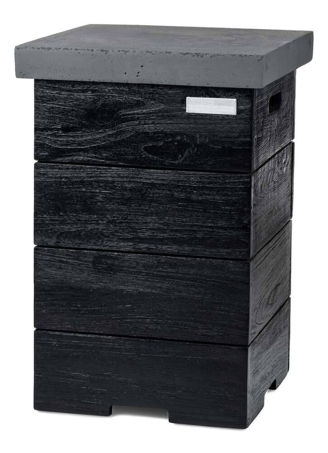 Happy Cocooning Lounge & Dining Feuertisch TEAK-Holz grau 1070 x 800 x 675 mm