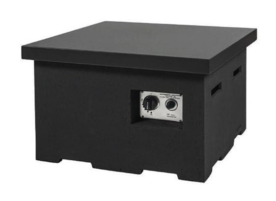Happy Cocooning Deckel für Feuertisch gross quadratisch schwarz