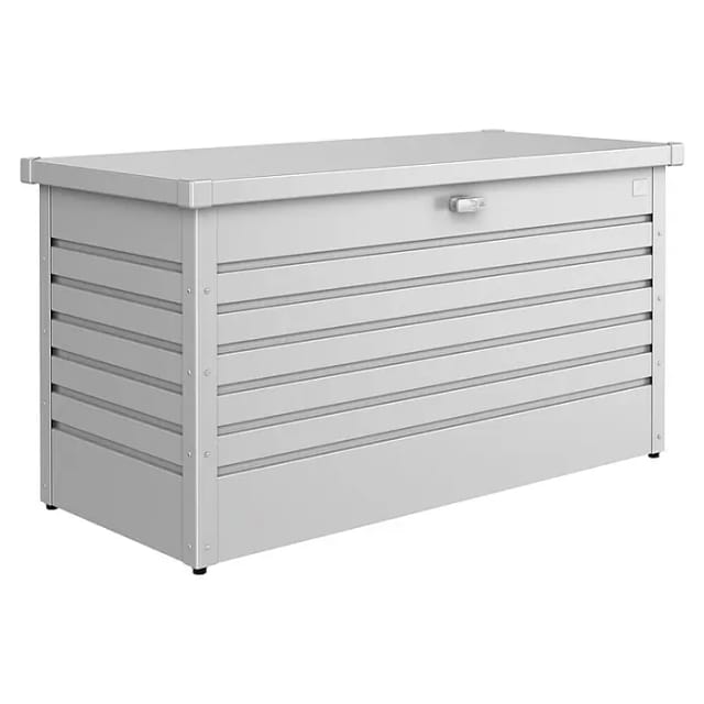 Biohort Freizeitbox 130 Aufbewahrungsbox 134x62x71cm Silber-Metallic