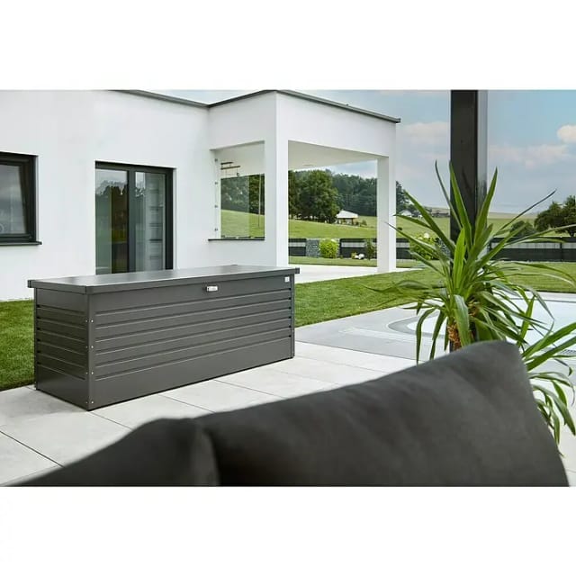 Biohort Freizeitbox 180 Aufbewahrungsbox 181x79x71cm Dunkelgrau-Metallic