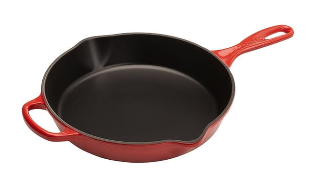Le Creuset Brat- und Servierpfanne Hoch Gusseisen Kirschrot 26cm