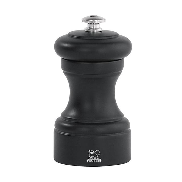 Peugeot Bistro Salzmühle Holz Schwarz Matt 10cm