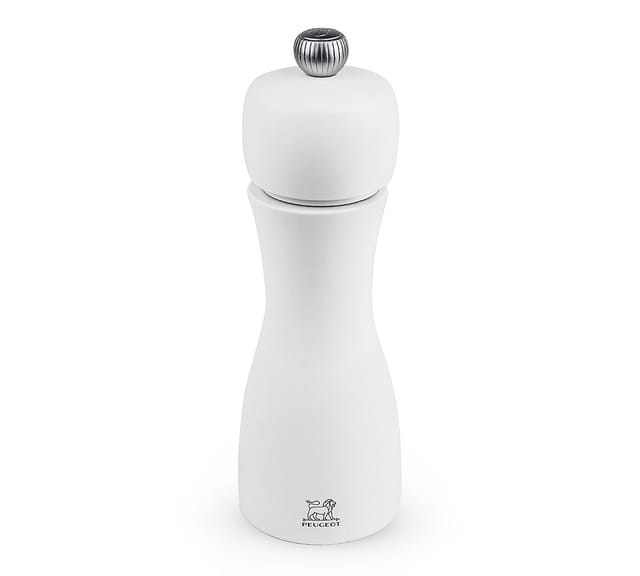 Peugeot Tahiti Salzmühle Holz Weiss Matt 15cm