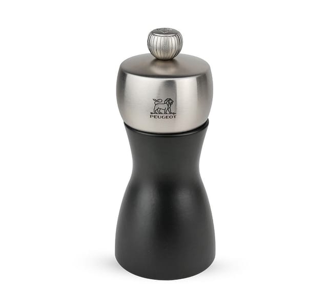 Peugeot Fidji Salzmühle Holz Schwarz 12cm