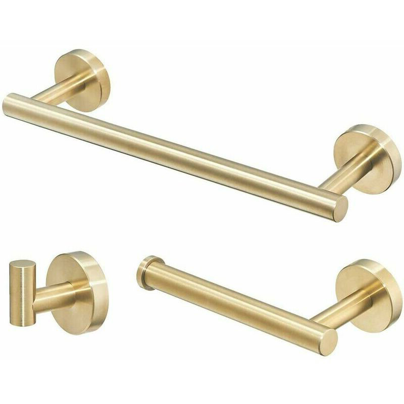 Goldenes Badezimmer-accessoire-set, Accessoire-stange, Handtuchhalter