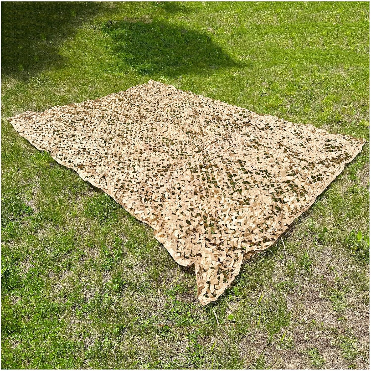 Tarnnetz Für Den Außenbereich, 3x4m, Sonnenschutz Für Garten, Autoabdeckung - Gelb.