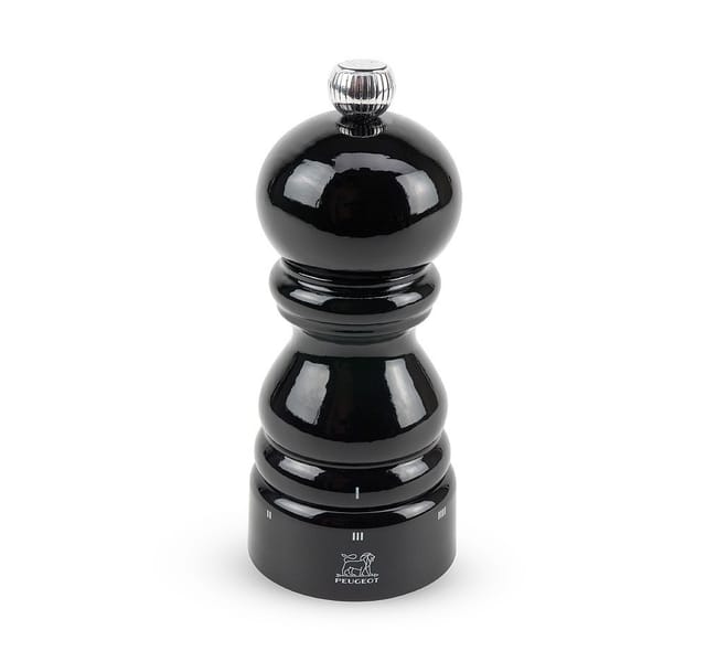 Peugeot Paris Salzmühle Holz Schwarz Lackiert U-Select 12cm
