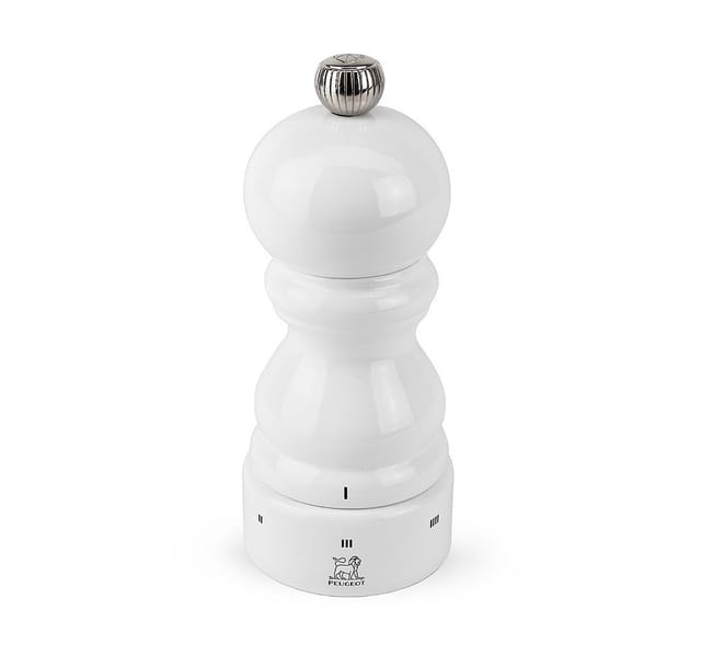 Peugeot Paris Salzmühle Holz Weiss Lackiert U-Select 12cm