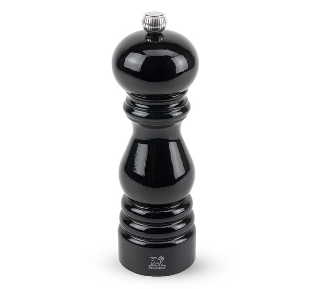 Peugeot Paris Pfeffermühle Holz Schwarz Lackiert 18cm