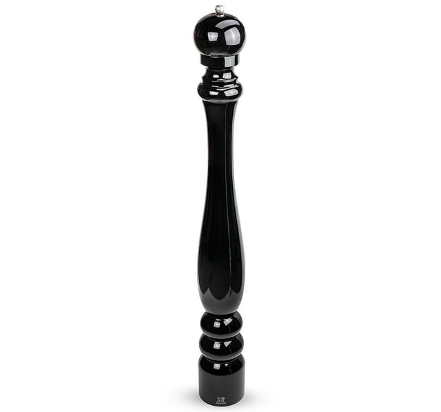 Peugeot Paris Pfeffermühle Holz Schwarz Lackiert 80cm