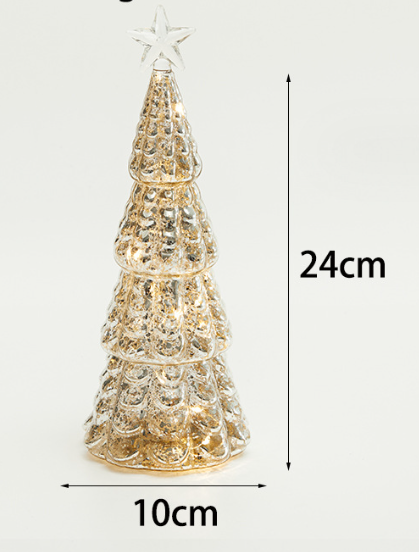 Künstlicher Baum Aus Quecksilberglas Mit Led-beleuchtung D