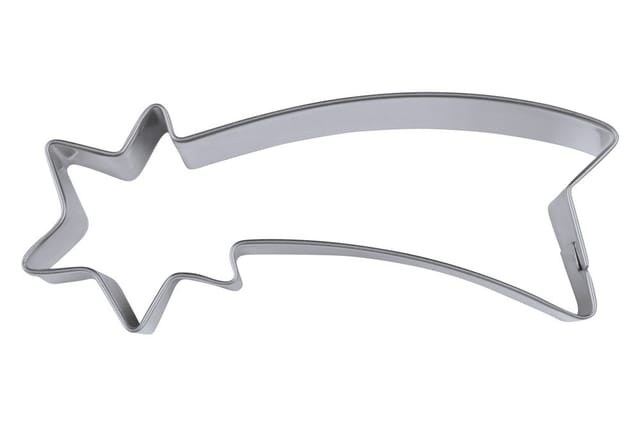 Städter Ausstechform Komet Sternschnuppe Plätzchenausstecher Edelstahl 9,5cm