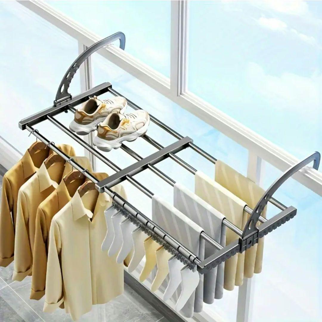 Getrocknete Wäsche, Getrocknete Decken, Getrocknete Geländer, Getrocknete Fensterrahmen, Getrocknete Schuhe, Für Den Innen- Und Außenbereich, 50–80/32 Cm