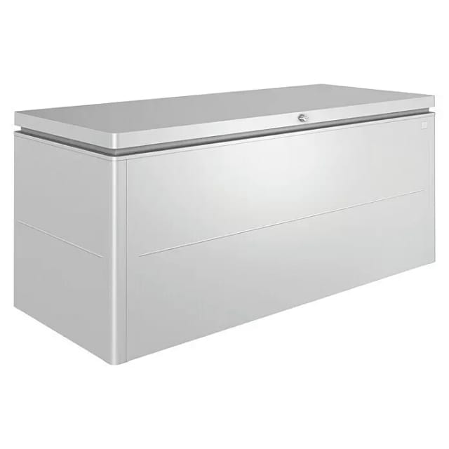 Biohort Loungebox 200 Aufbewahrungsbox 200x84x88,5cm Silber-Metallic