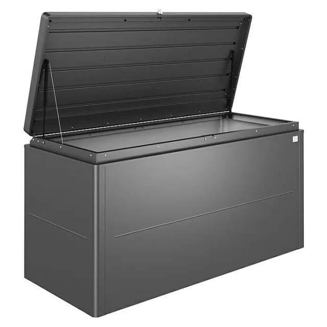 Biohort Loungebox 200 Aufbewahrungsbox 200x84x88,5cm Dunkelgrau-Metallic