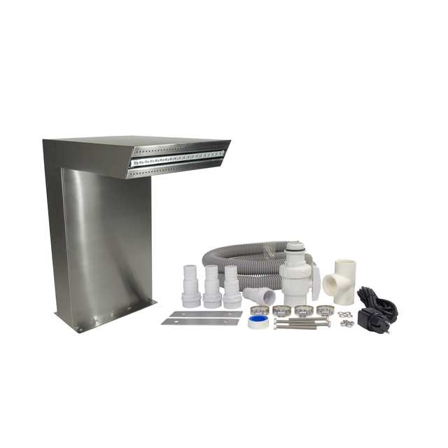 Ubbink STRAIGHT Wasserfall Element Edelstahl 54x30x42cm