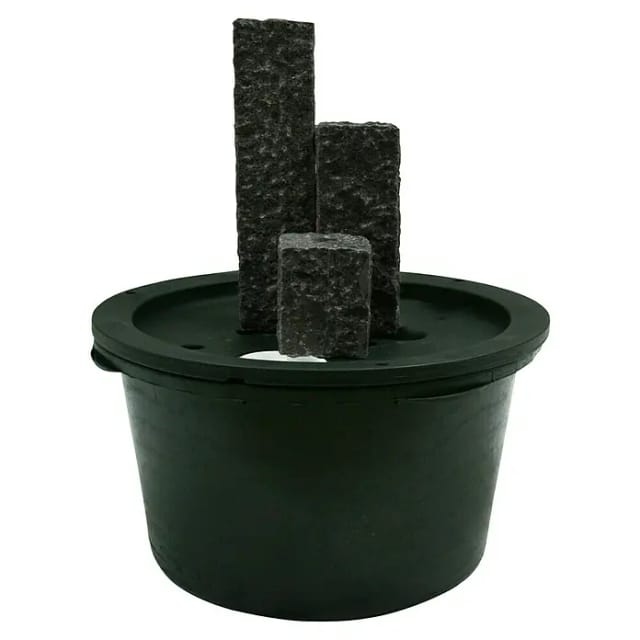 Ubbink AcquaArte Taranto Granitsäulen Gartenbrunnen Set Springbrunnen