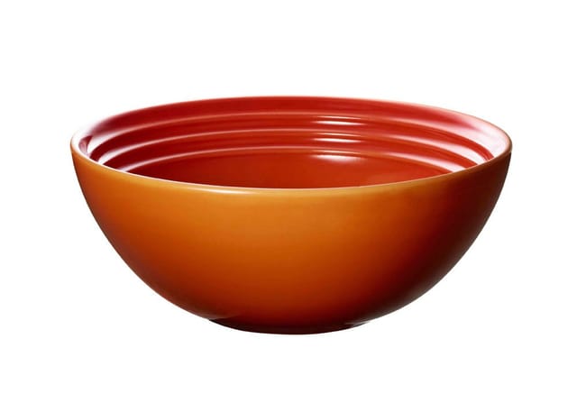 Le Creuset Müslischale Steinzeug Ofenrot 16cm
