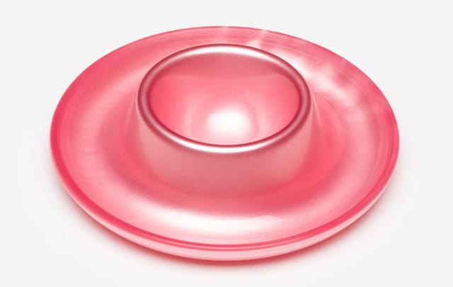 G.F. Heim Söhne Eierbecher Acrylglas Perlmutt Optik Rosa