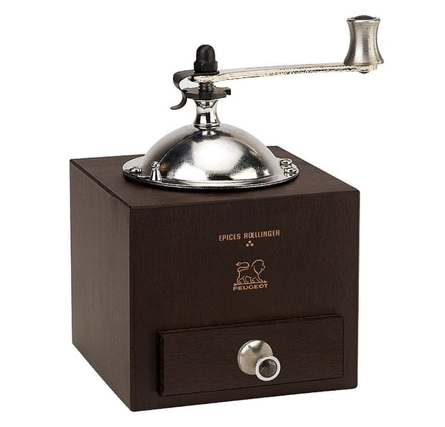 Peugeot d`Olivier Roellinger Pfeffermühle Holz Schoko
