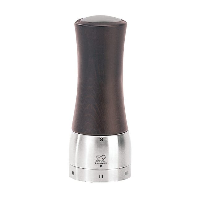 Peugeot Madras Salzmühle Edelstahl Holz Schoko U-Select 16cm