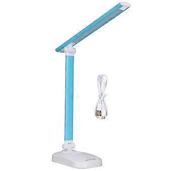 Wiederaufladbare Led-schreibtischlampe Mit Usb-anschluss, Warmweißes Licht, Drei Helligkeitsstufen, Touch-schalter, Kleine Schreibtischlampe