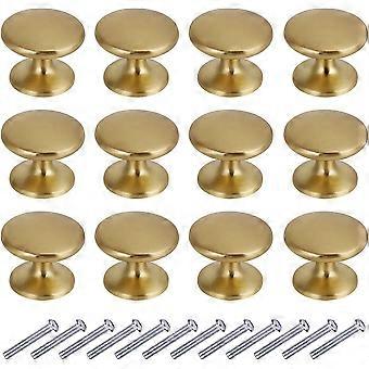 (12 Stück Oder), 27 Mm, Runde Türknöpfe, Schubladenknöpfe, 27 Mm Möbelgriffe Für Schrank, Kleiderschrank, Küche
