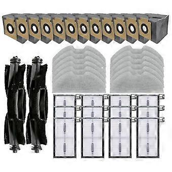 Ersatzteile Für Den X8 Pro Saugroboter: Hauptbürste, Hepa-filter, Reinigungstuch Und Staubbeutel.