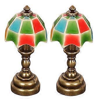 Mini-tischlampe Im Retro-stil, Niedliche Dekoration Für Zuhause Oder Büro, Miniaturstil Für Puppenhäuser.