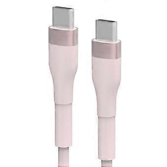 Usb-c-zu-usb-c-schnellladekabel 20v 5a 100w, Kompatibel Mit Smartphones, Tablets Und Laptops, Rosa (rose)