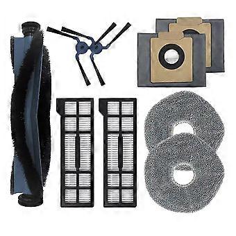 Zubehör Für X10 Pro Omni / T2351 Saugroboter: Rotierende Seitenbürste, Hepa-filter, Reinigungstuch, Staubbeutel.