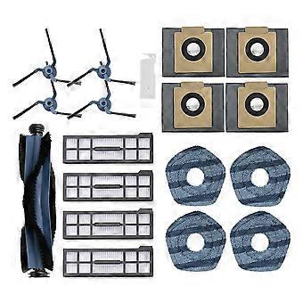 Ersatzteile Für Den X10 Pro Omni Saugroboter: Hauptbürste, Reinigungstuch, Hepa-filter, Staubbeutel.