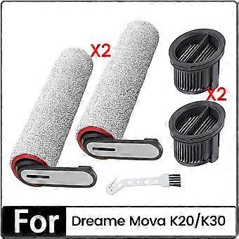 Set Aus 5 Rotierenden Bürsten Und Hepa-filtern Für Kabellose Staubsauger Der Serie Dreame Mova K20/k30 (nass- Und Trockensauger).