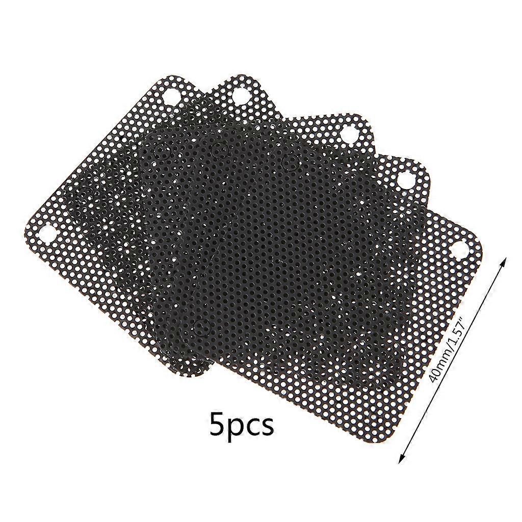Zuschneidbare Staubschutzabdeckung Aus Pvc-gewebe, 40 X 40 Mm, Diy-staubfilter Für Pc-gehäuselüfter, Schwarz