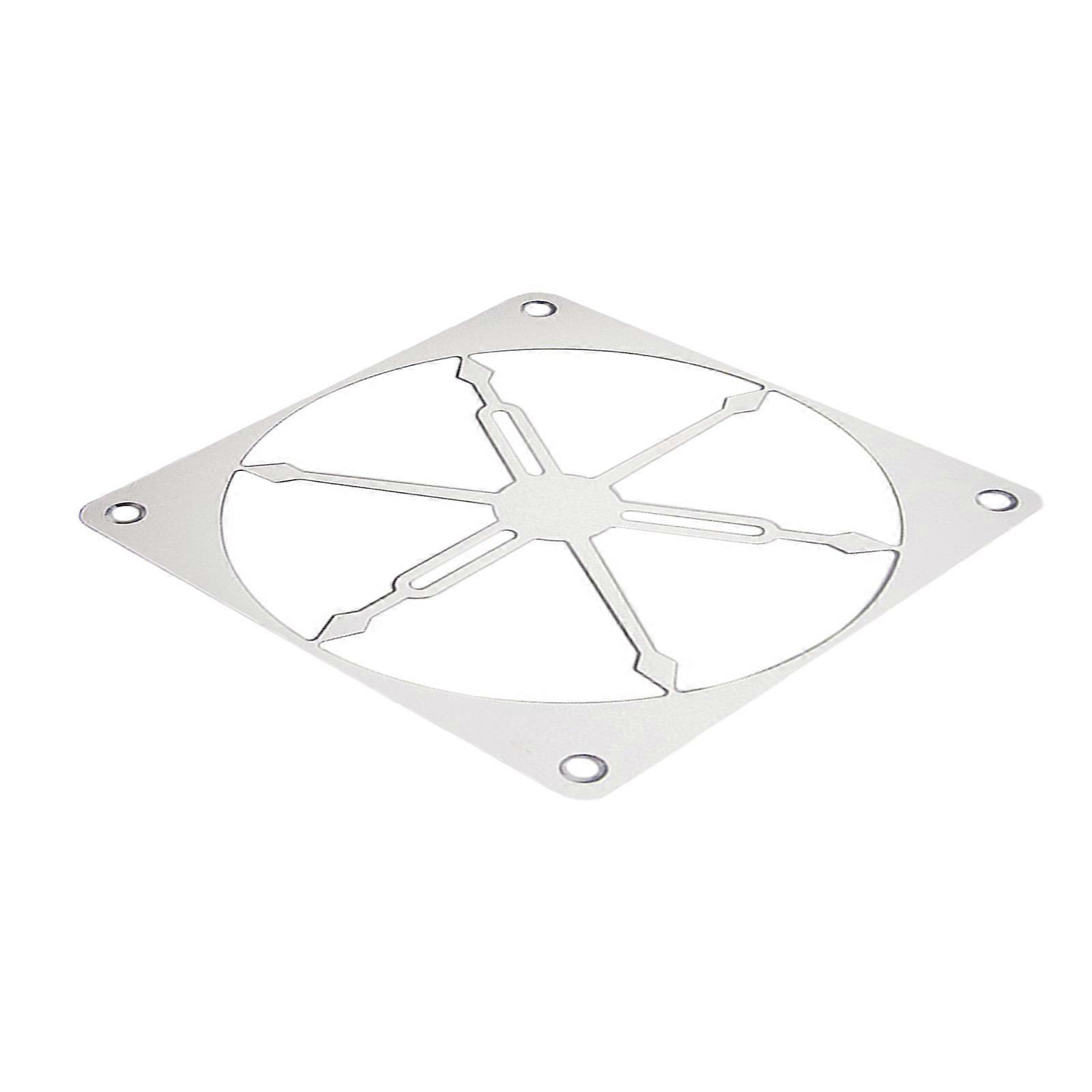 Einfach Zu Installierende, Waschbare Staubschutzabdeckung Für Computerlüfter, Lüfterschutzabdeckung, Aluminium-kühlplatte, Silberfarben
