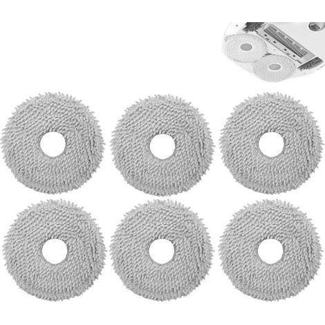 Wischtücher Für Roborock Qrevo, 6 Saugroboter Zubehör Für Roborock Saros 10r, Qv 35s, Qrevo S5v, Qrevo S, Qrevo Pro, Qrevo Curv S5x, Qrevo Edge, Qrevo Slim Reinigungstuch Ersatzteile