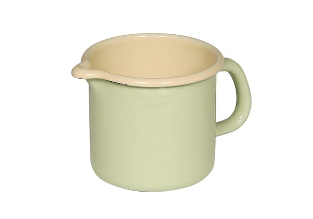Riess Schnabeltopf Emaille Topf Pastell Nilgrün 10cm