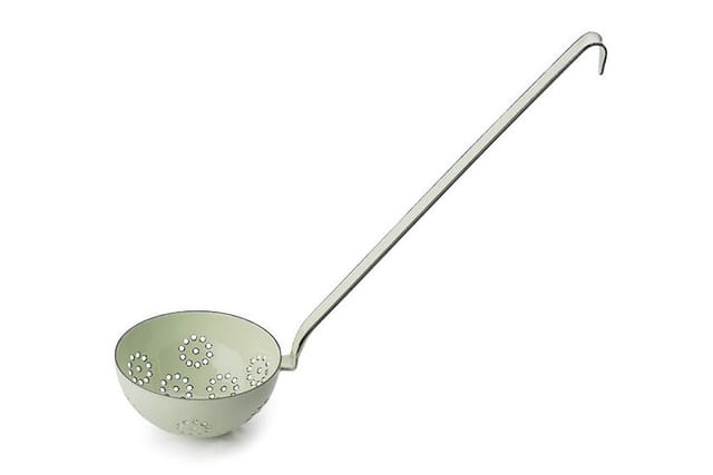 Riess Schöpflöffel Emaille Schöpfkelle Pastell Nilgrün 9cm