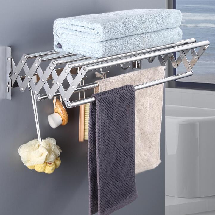 Erweiterbarer Wand-wäschetrockner Für Den Innen- Und Außenbereich, Waschküche, Badezimmer, Balkon (60 Cm)