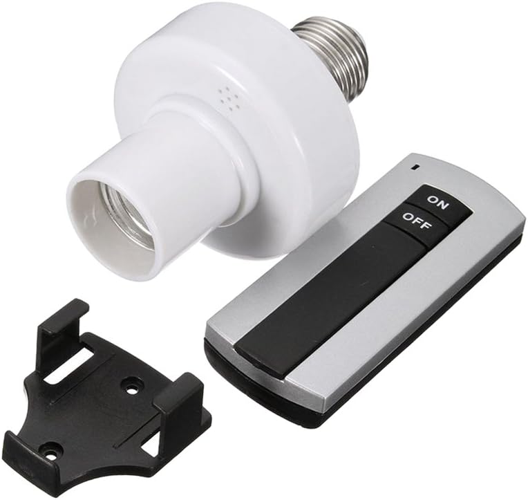 E27 220v Wireless Remote Control Light Lamp Bulb Cap Holder Socket Switchbusiness & Industrie, Elektronik & Messtechnik, Stecker, Schalter & Kabel