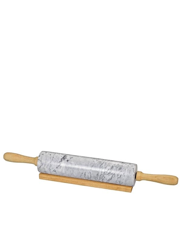 Küchenprofi Teigrolle BAKE Marmor mit Holzgriff Nudelholz