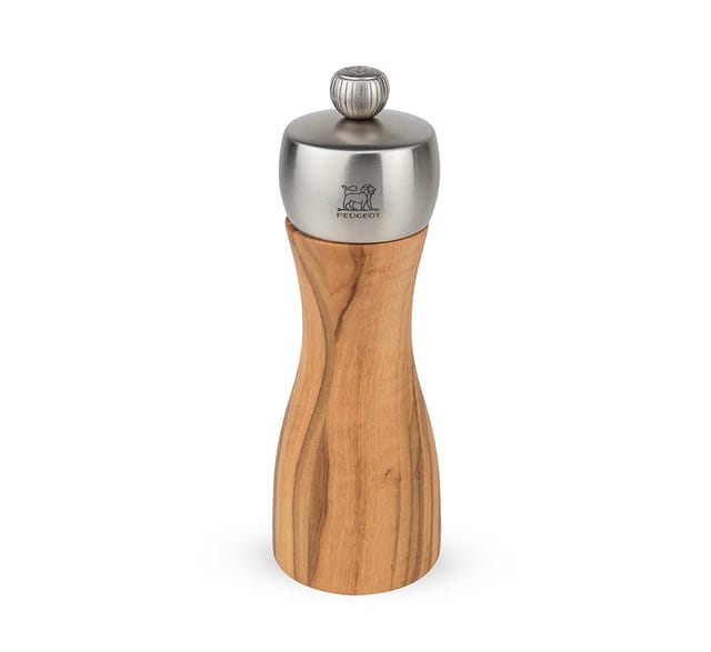 Peugeot Fidji Pfeffermühle Olivenholz Edelstahl 15cm