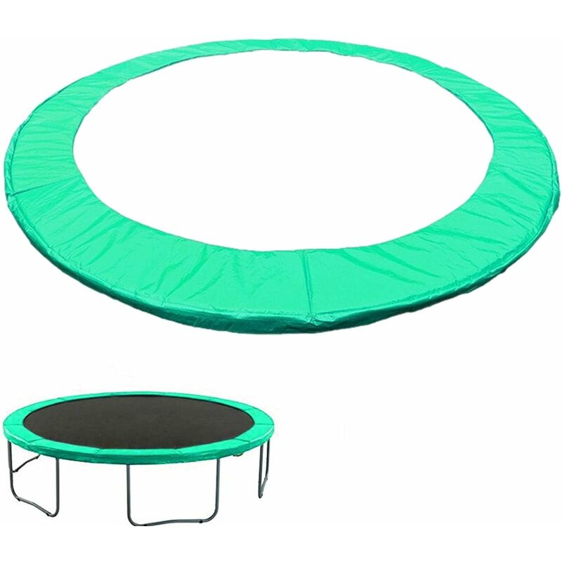Trampolin-randabdeckung, Trampolin-feder-seitenschutzabdeckung Ø306 Cm – Grün