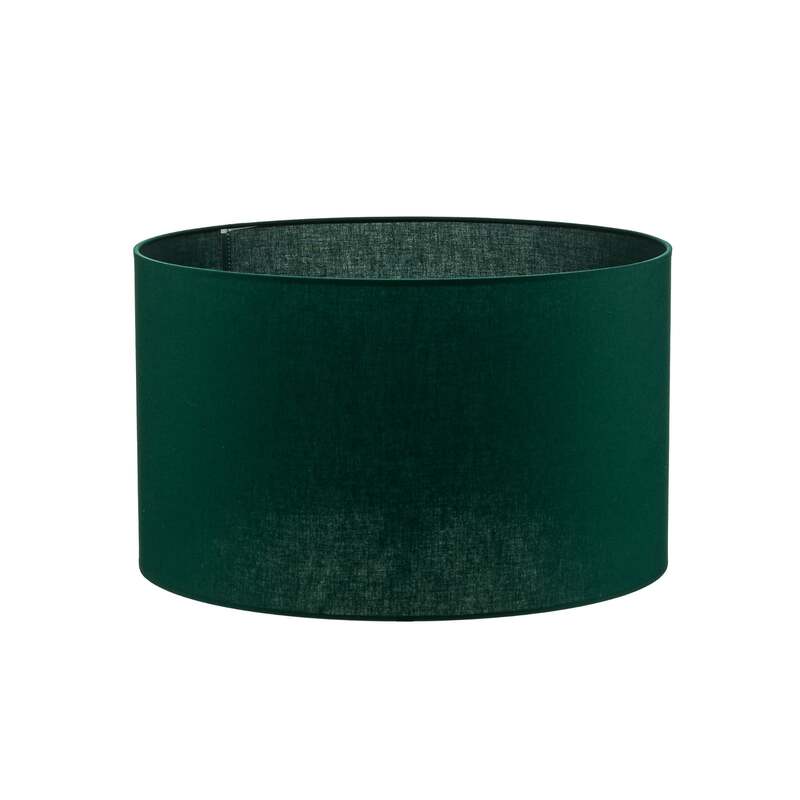 [gebraucht] B-ware Lampenschirm Roller Baumwolle Dunkelgrün Ø50cm Höhe 30cm E27 Leuchte Lampe