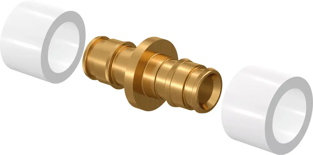 Uponor Q&e Kupplung Mit Ringen Dr 14-14, 1058659